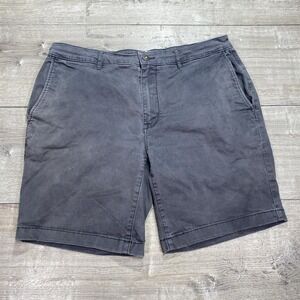 Flint and Tinder Shorts Mens 34 Gray Casual Chino Summer Classic Pockets Durable